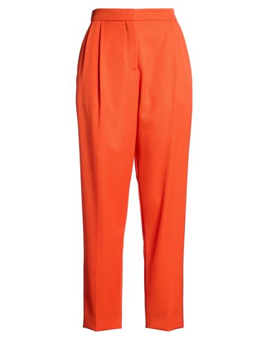 Woman Pants Orange Size 8 Virgin Wool