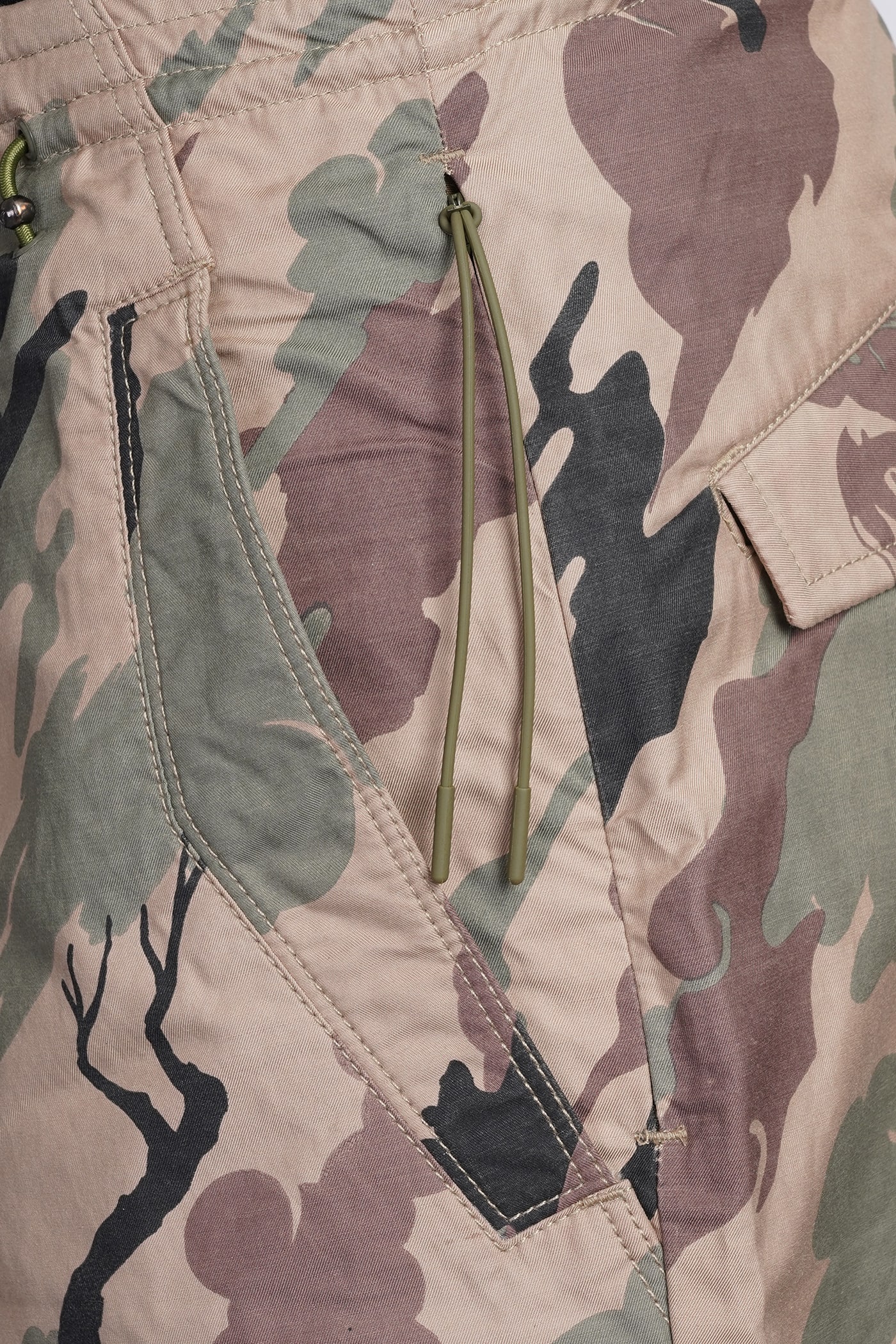 Shorts In Camouflage Polyester