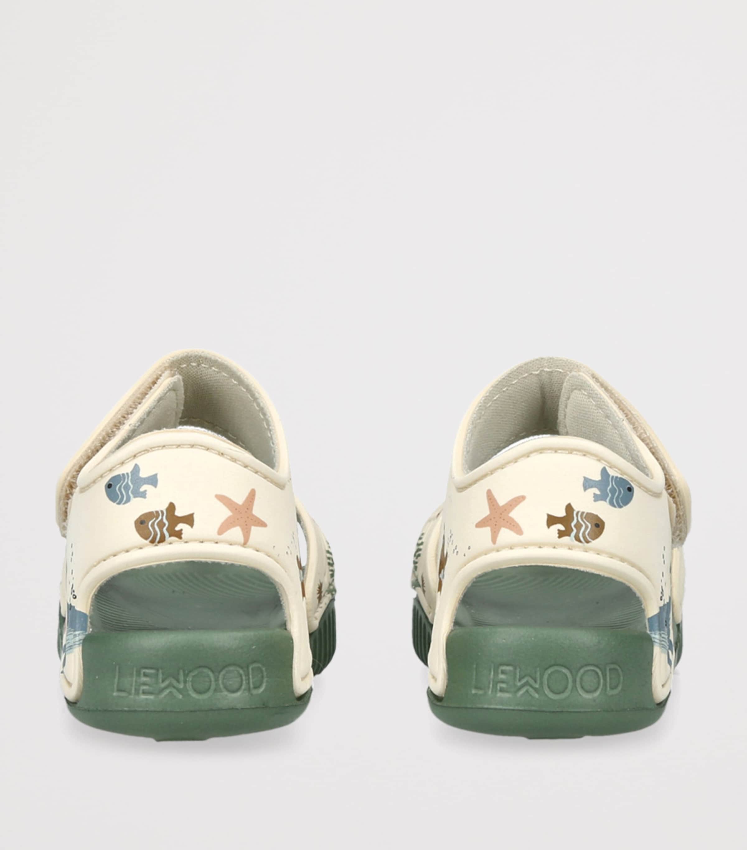 Graphic Print Blumer Sandals