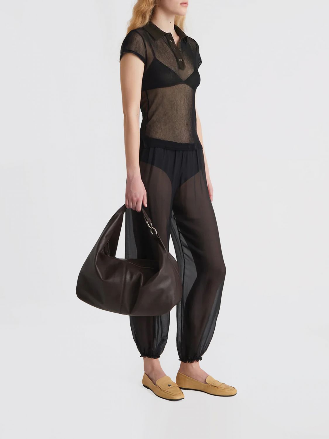 Top Woman color Black
