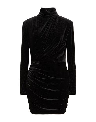 Woman Mini dress Black Size 4 Polyresin, Elastane