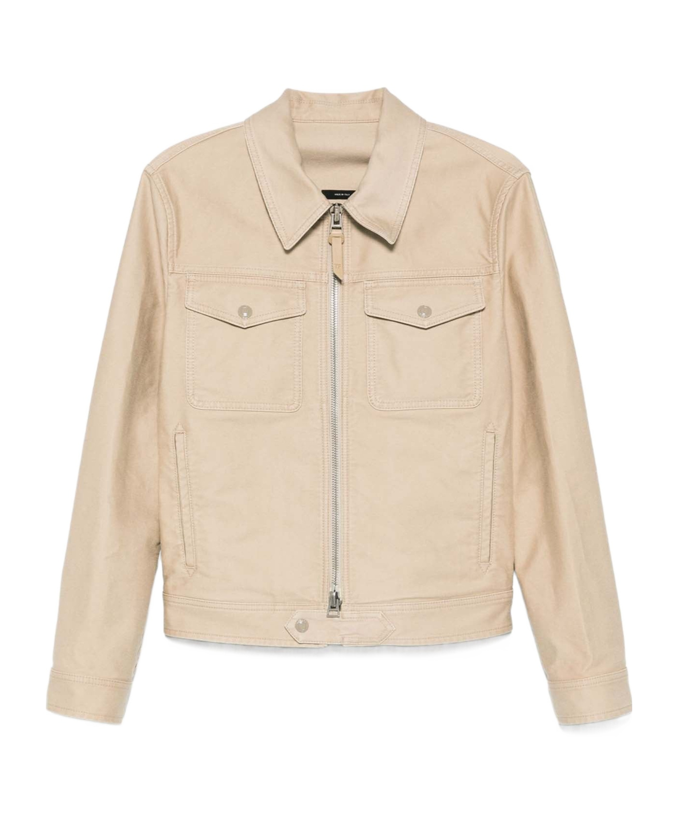 Gabardine-weave jacket