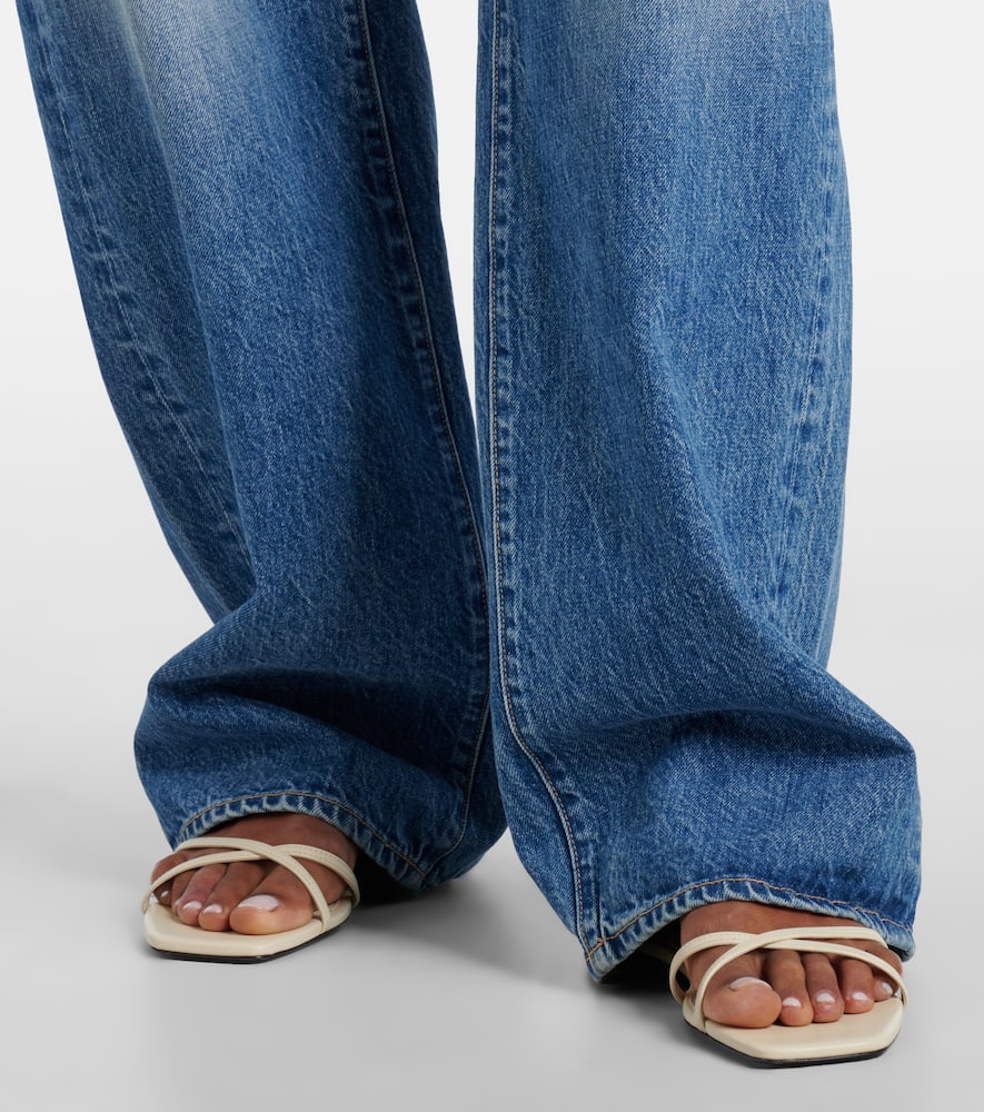 Cassie high-rise barrel-leg jeans