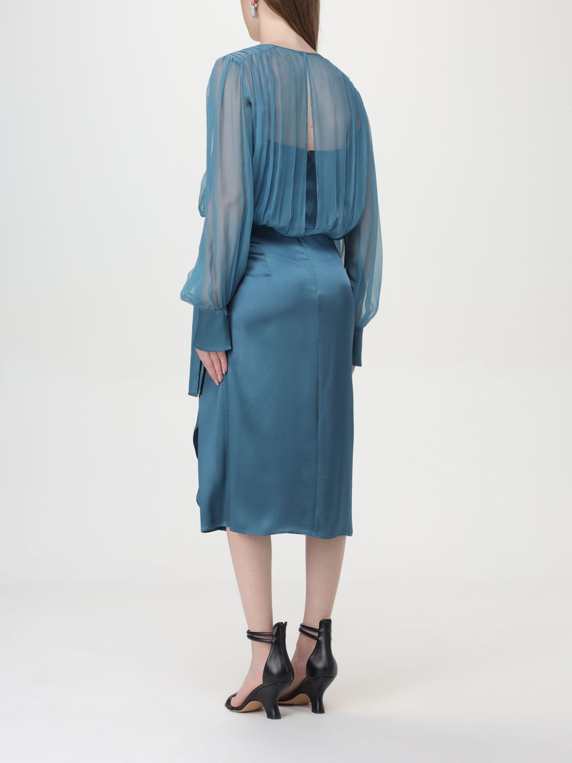 Dress Woman color Teal