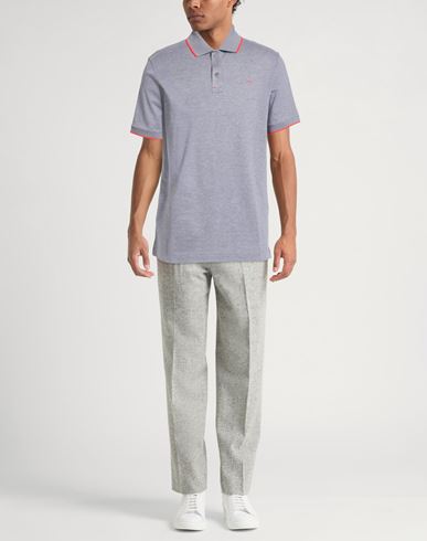 Man Polo shirt Grey Size 3XL Cotton