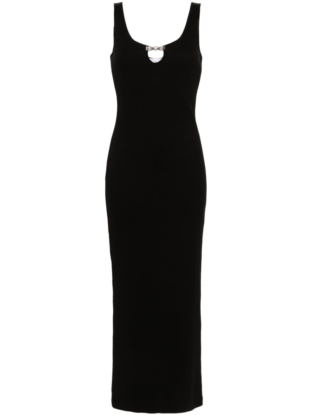 Bow-detailed maxi dress - Black