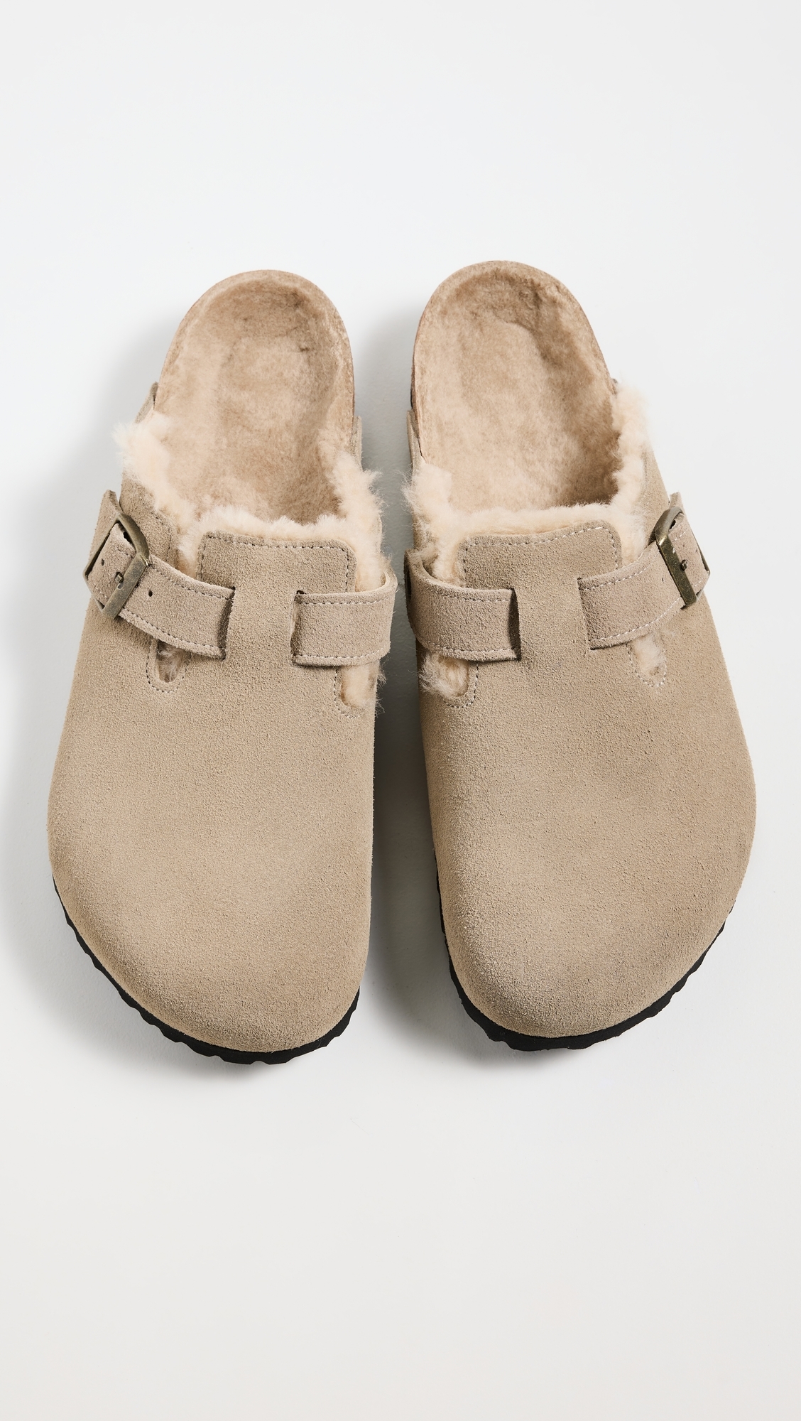 Boston Soft Footbed Clogs Taupe