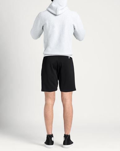 Man Shorts & Bermuda Shorts Black Size L Cotton