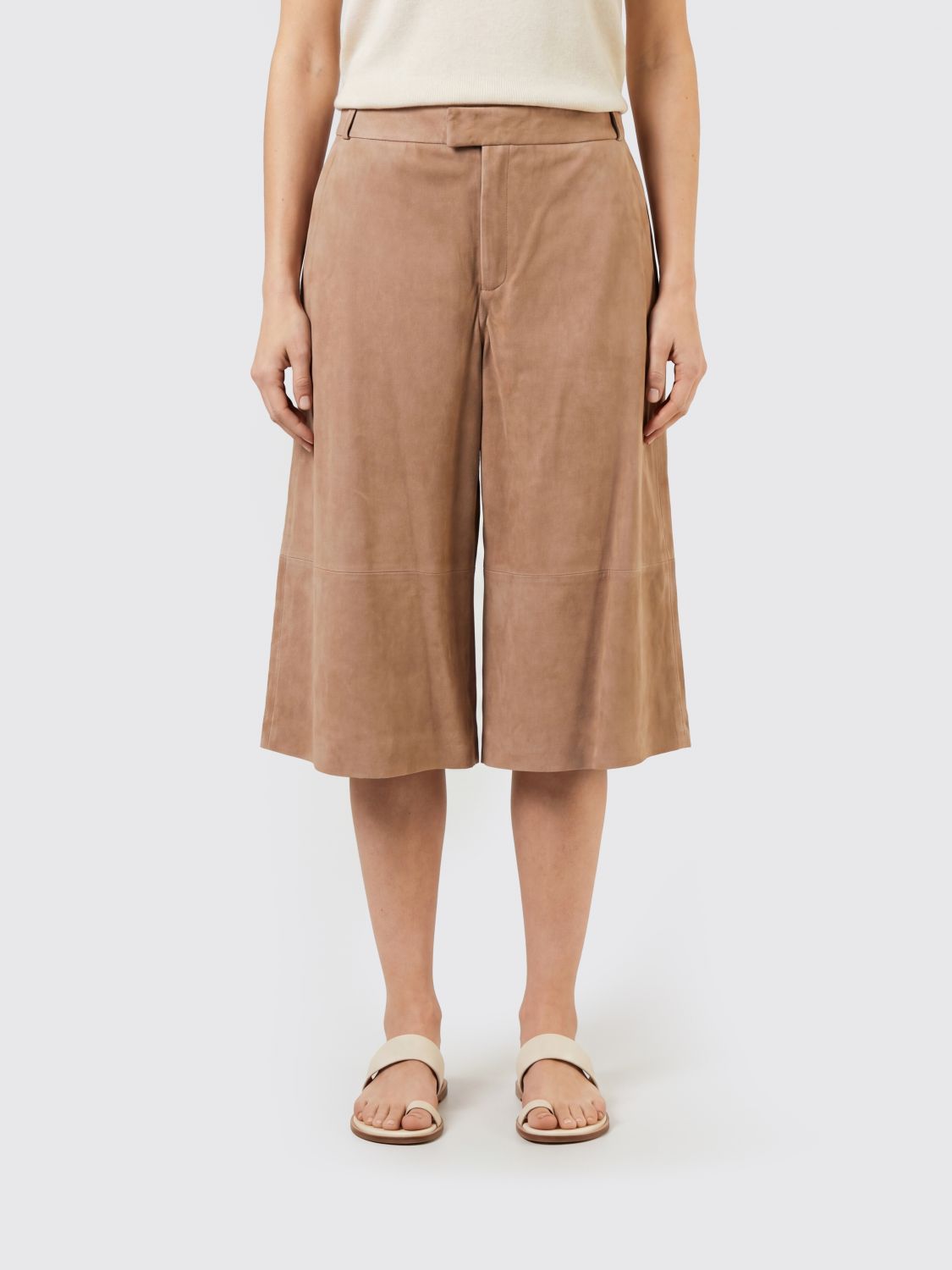 Pants Woman color Beige