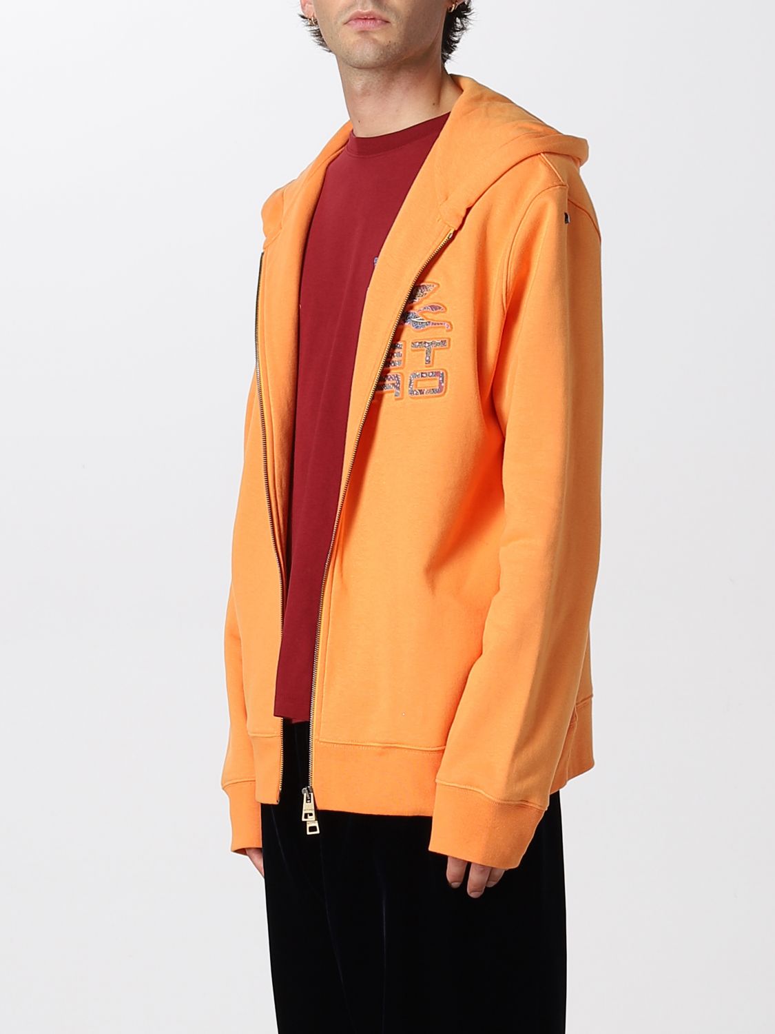 Sweatshirt Men colour Orange