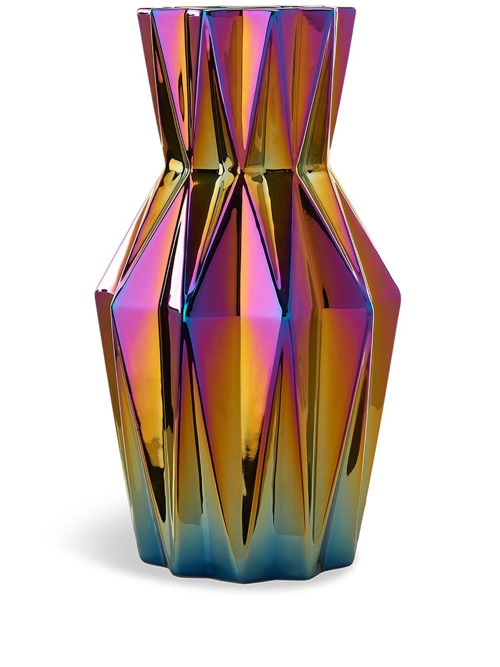 Oily Folds vase (32cm) - Pink