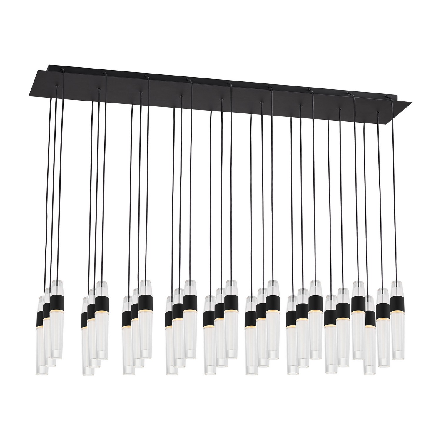 Nightshade Black LED Chandelier from the Lassell Collection