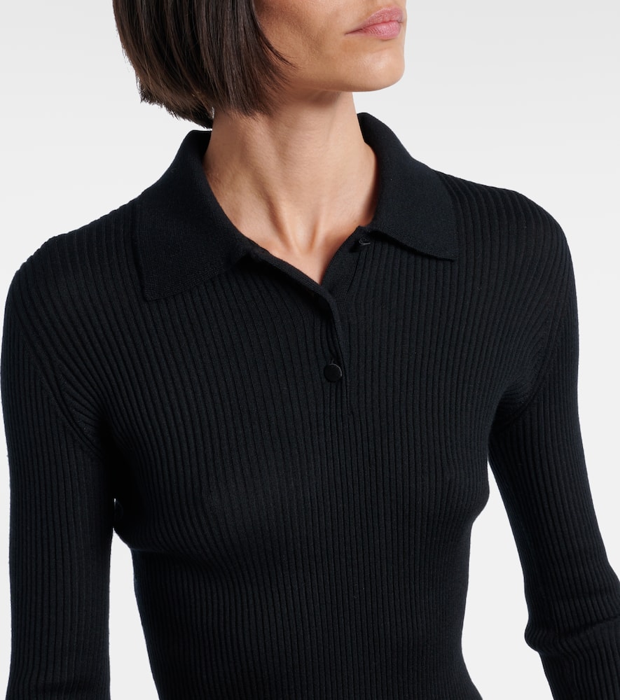 Cashmere polo sweater