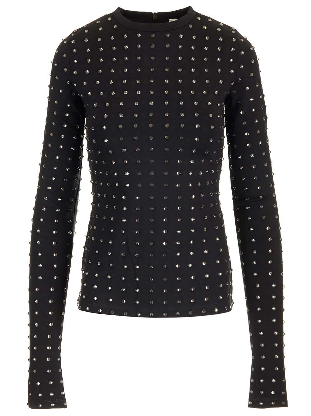 "Negus" Top With Crystals