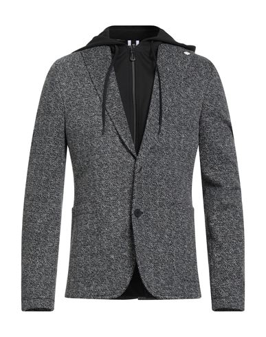 Man Jacket Grey Size 40 Cotton, Acrylic, Wool, Polyamide, Viscose