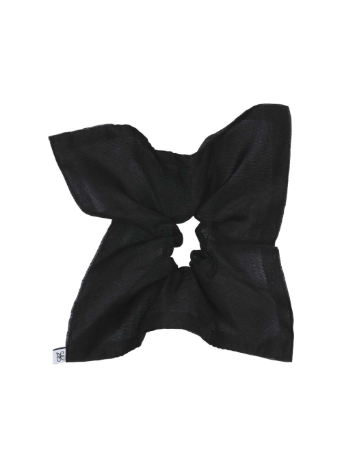 Mist Square Scrunch_Black
