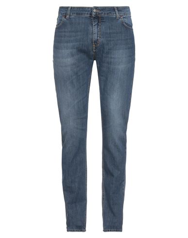 Man Jeans Blue Size 29 Cotton, Elastane