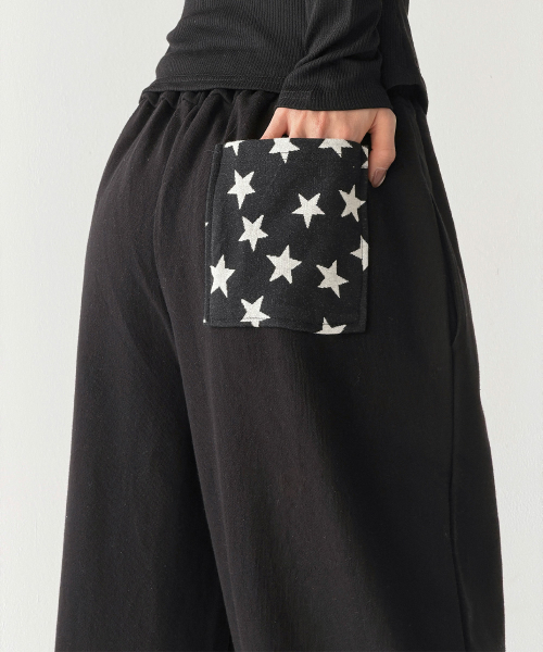 Star Patch Sweatpants