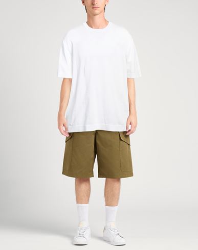 Alpha Studio Man Sweater White Size 44 Cotton, Polyester
