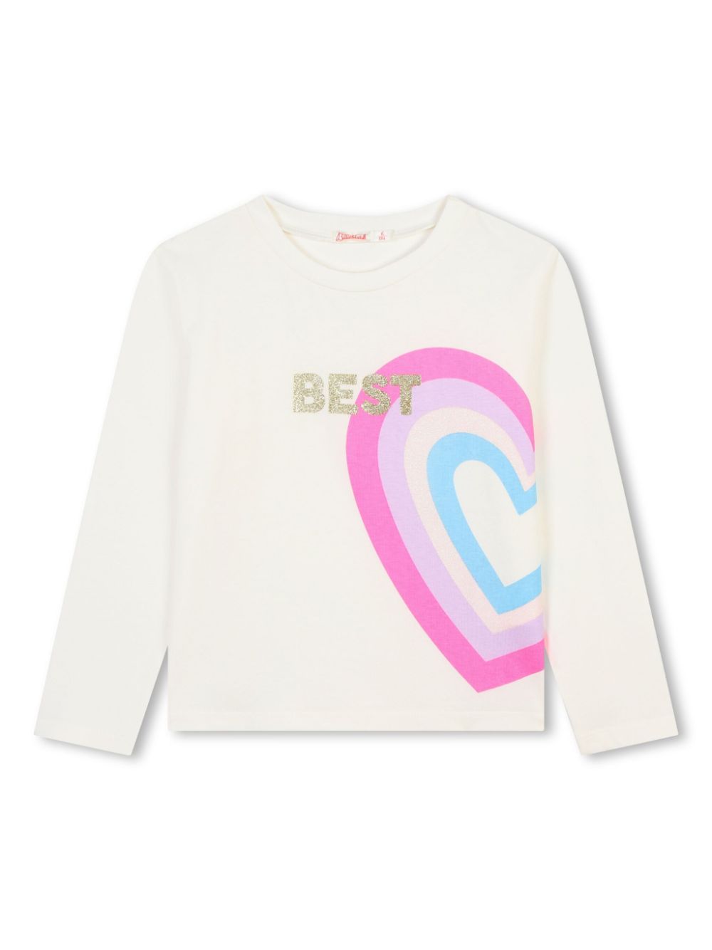 Sequin-embellished cotton T-shirt (set of two) - White