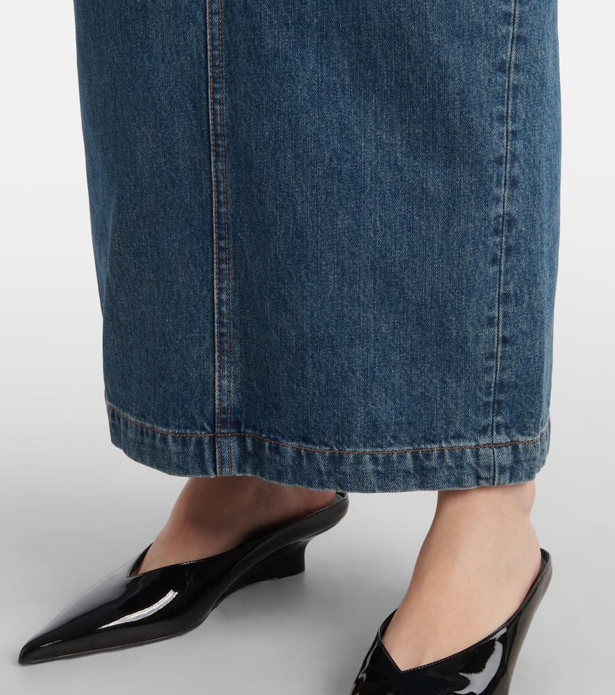 Wardrobe. NYC Denim maxi skirt