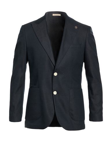 Man Blazer Midnight blue Size 36 Linen, EcoVero viscose, PES, Elastane