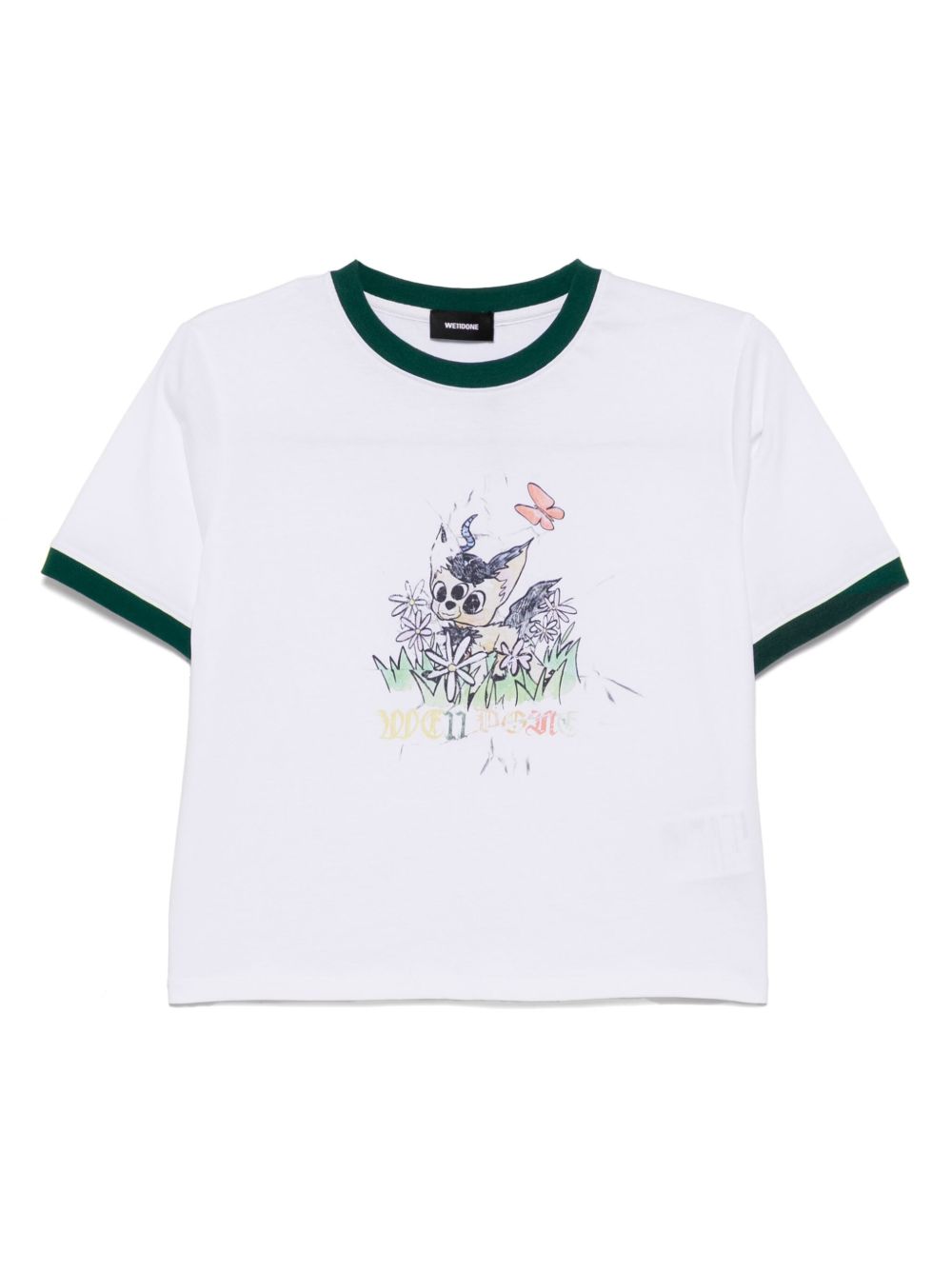 We11done Jeff Ringer T-shirt - White