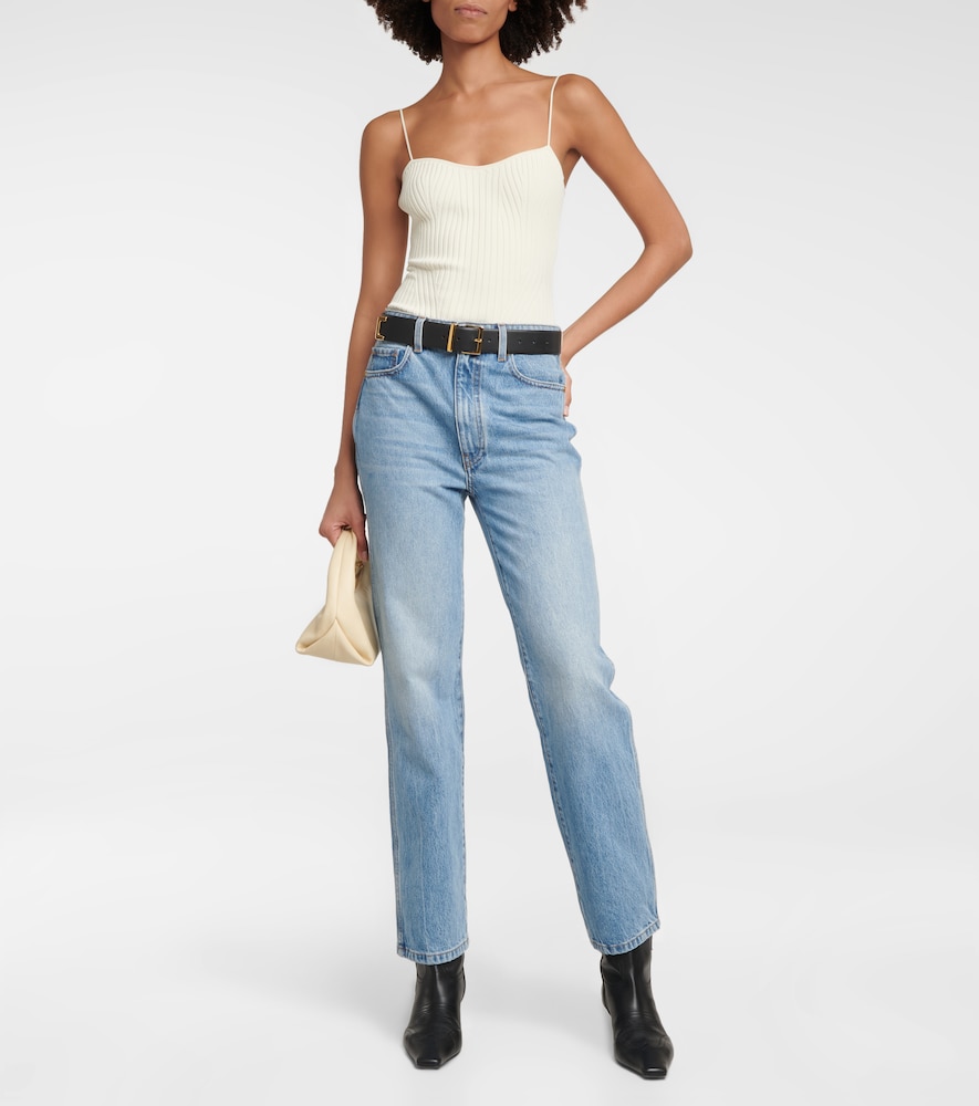 Khaite Ziggy ribbed top
