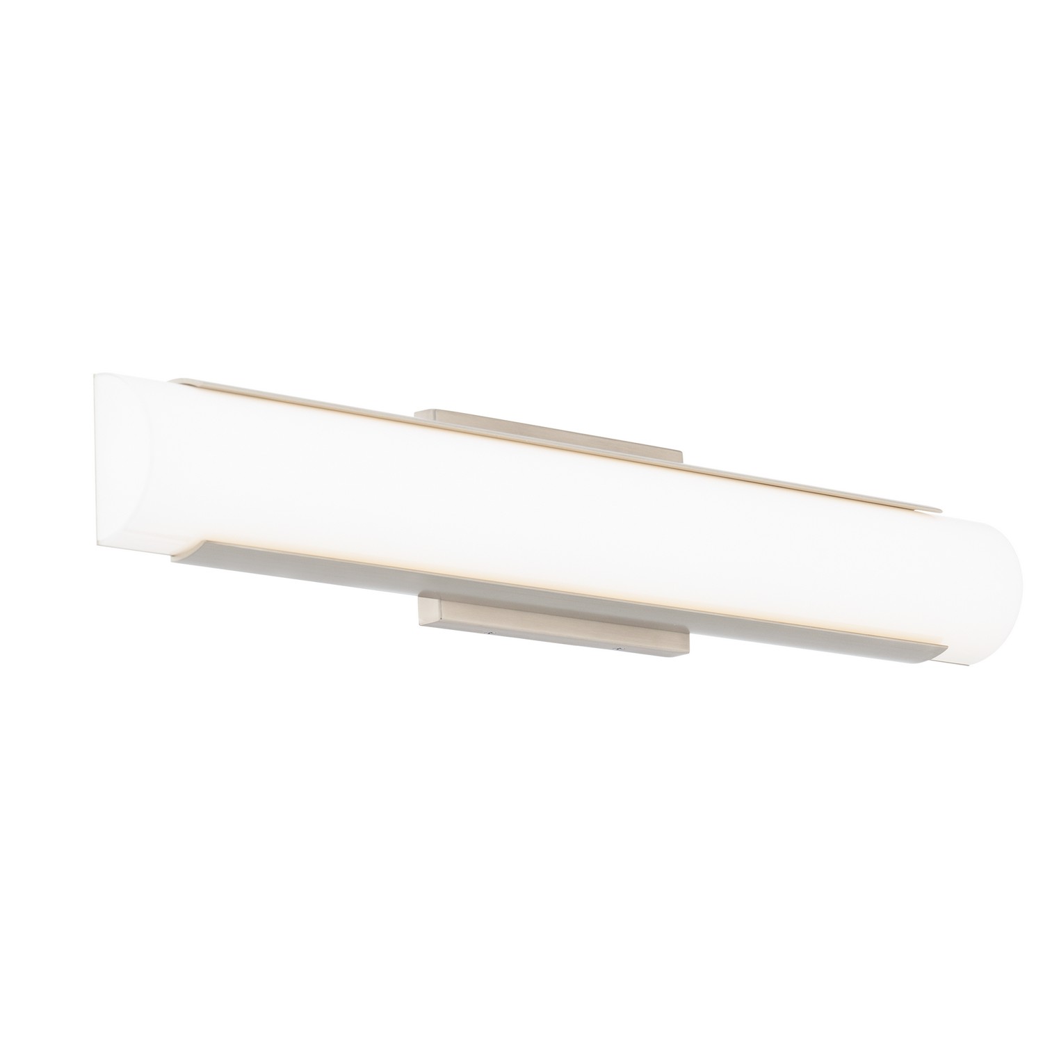 Brushed Nickel LED Bathroom Vanity Light from the Demi Collection
