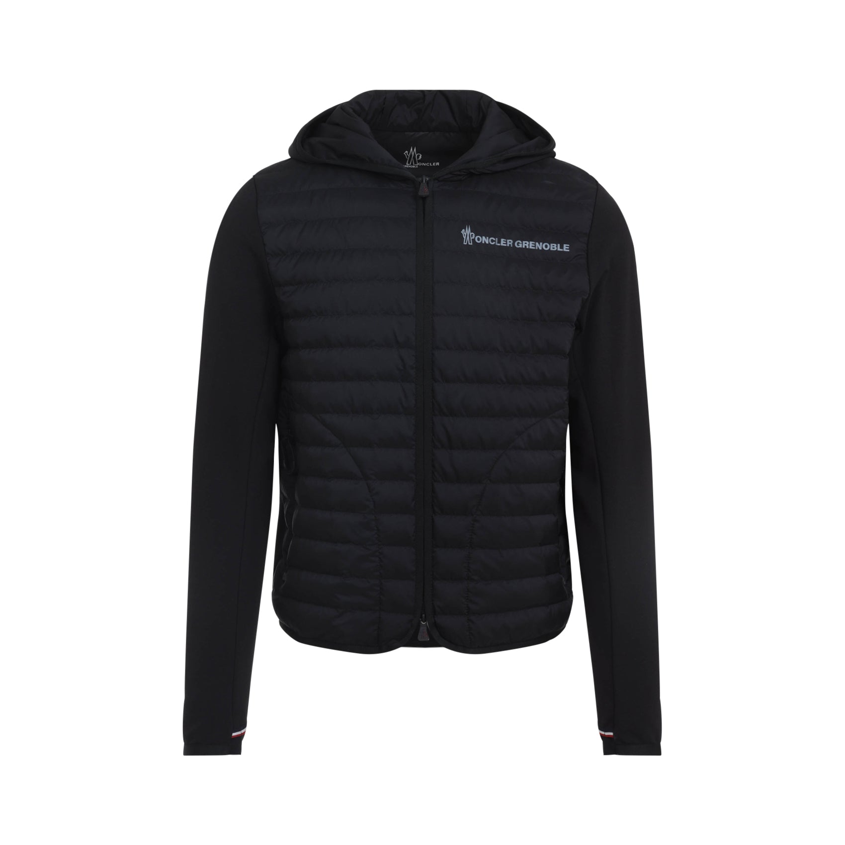 Padded Zip-Up Cardigan