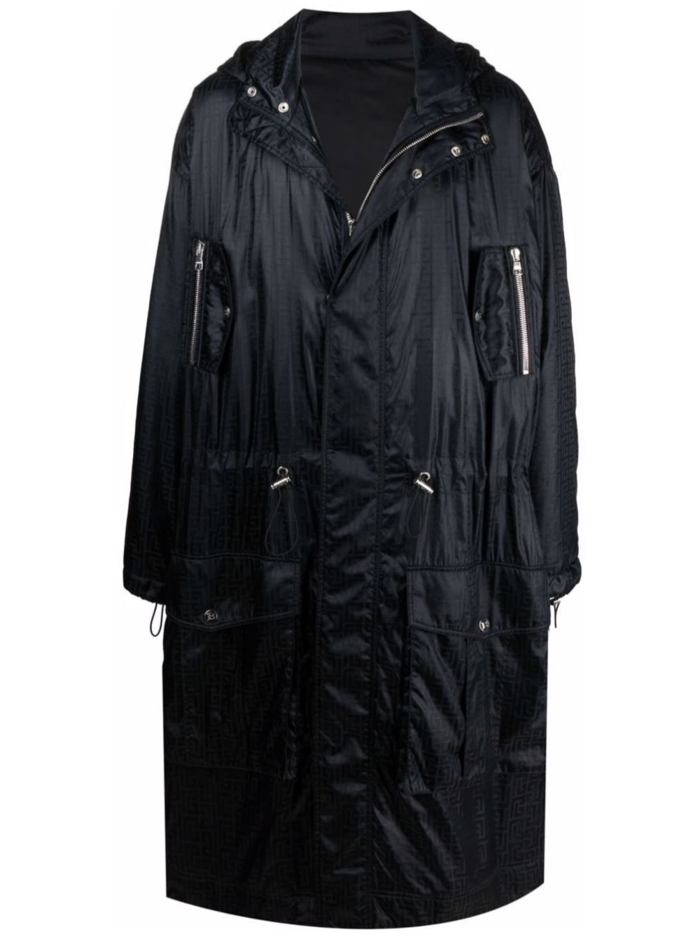 Hooded coat - Black