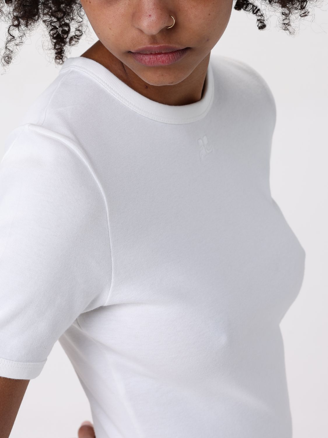 T-Shirt COURRÈGES Woman color White 1