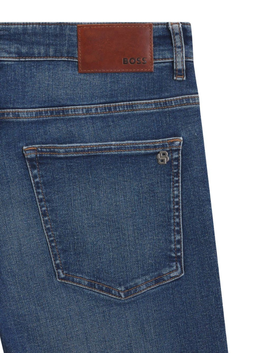 Blue Mid Rise Jeans