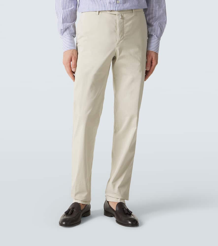 Cotton-blend chinos