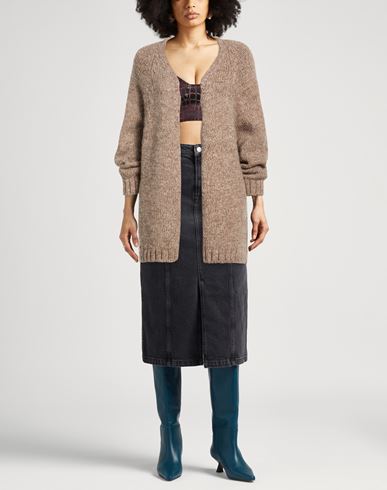 Woman Cardigan Light brown Size 6 Wool, Polyacrylic, Alpaca wool