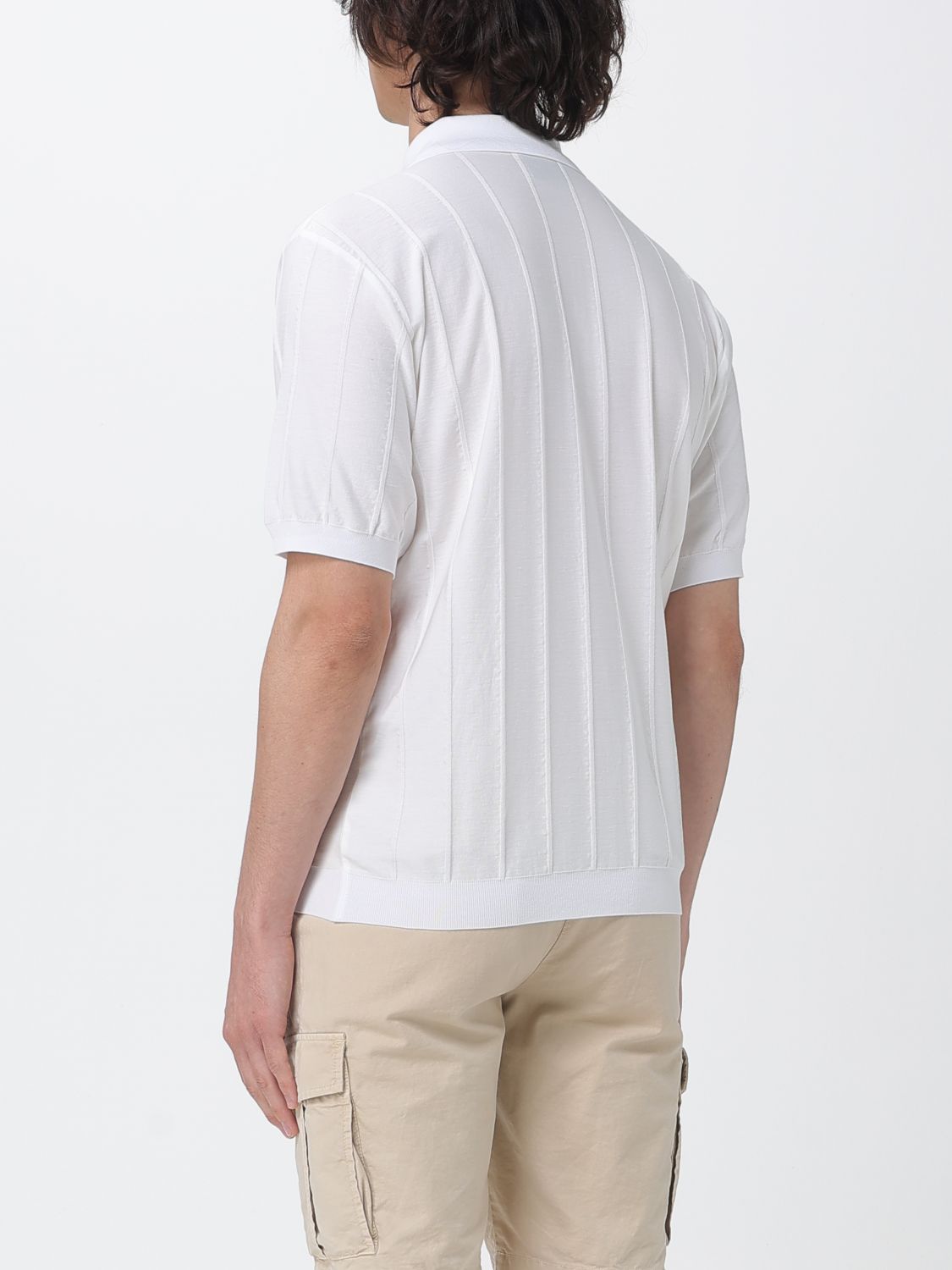 Polo Shirt Men color White