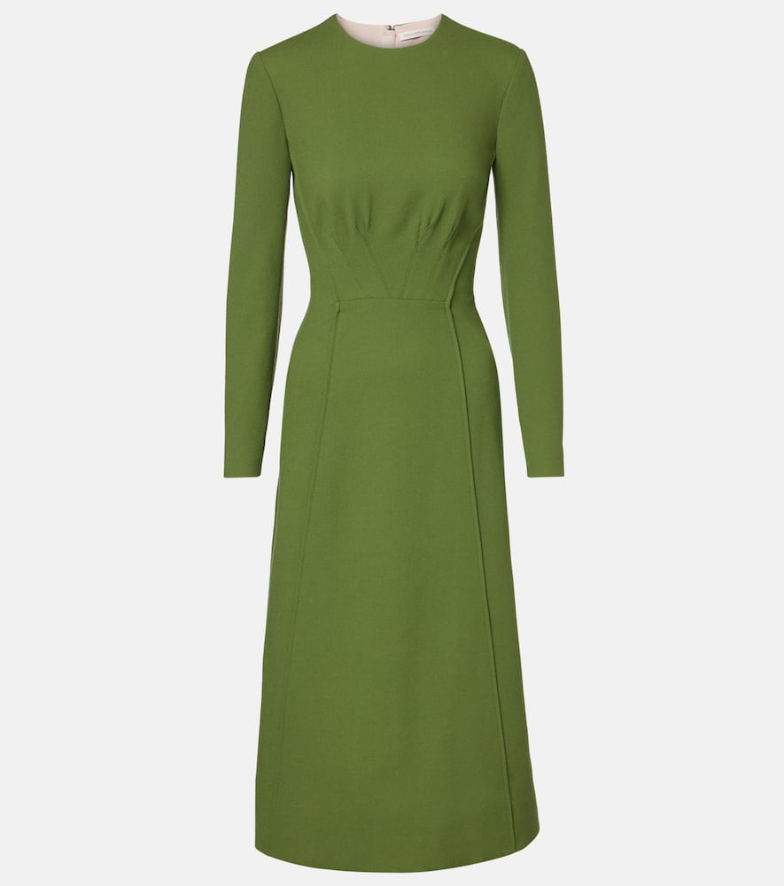 Collinson wool crêpe midi dress