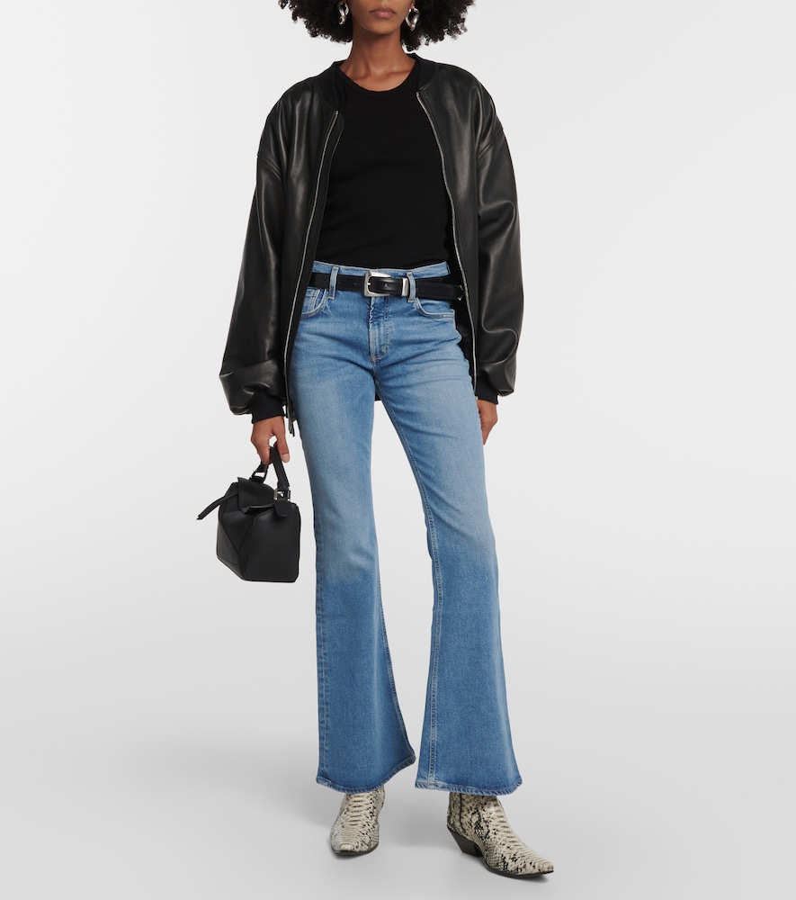 Isola mid-rise flared jeans