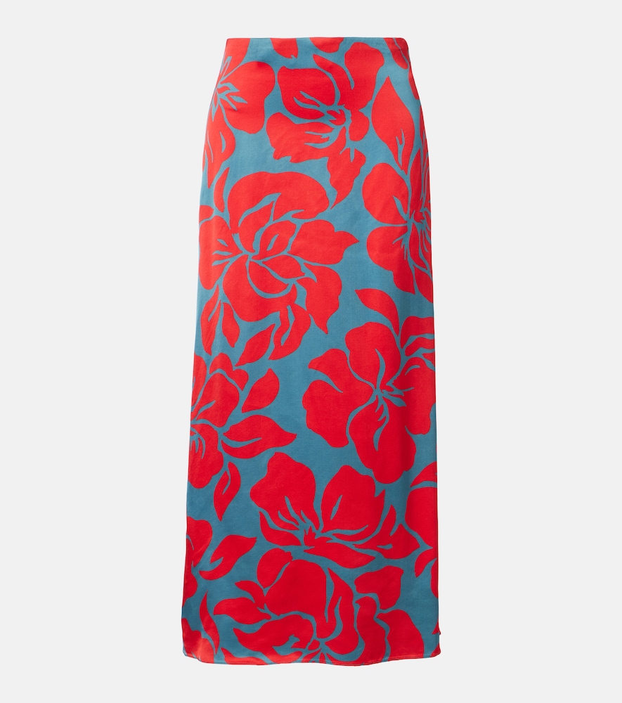 Floral pencil skirt