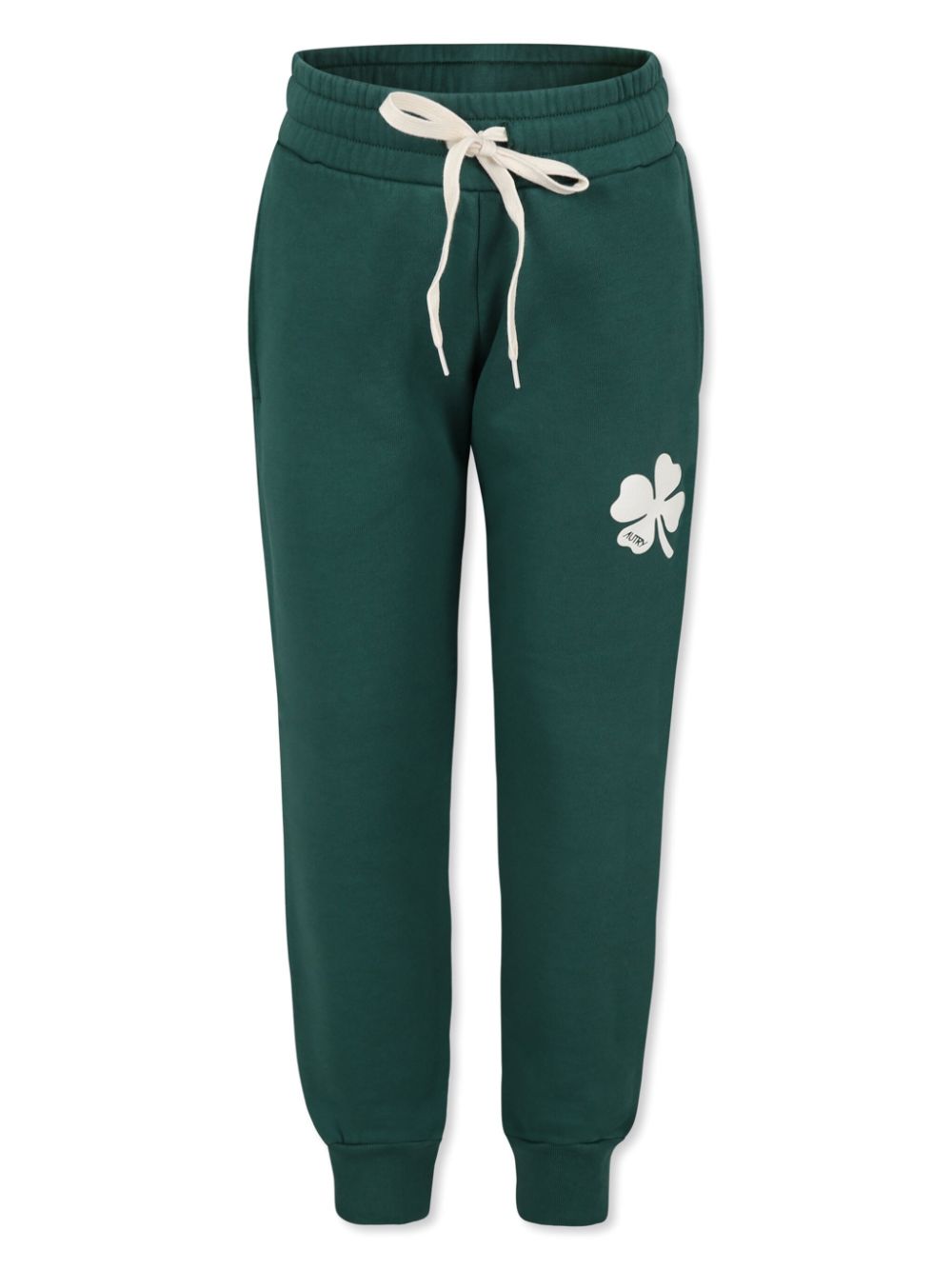 Logo-print track trousers - Green