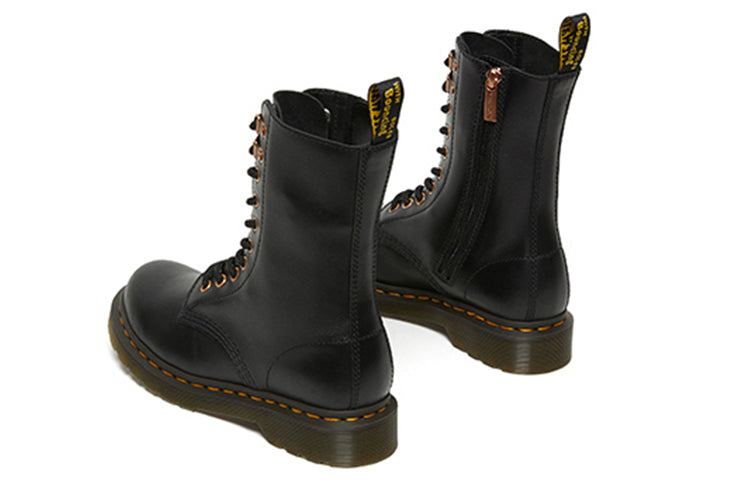(WMNS) 1490 Rose Gold Hardware High Boots 'Black'