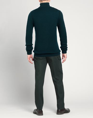 Rakkì Wear Man Turtleneck Dark green Size 40 Merino Wool