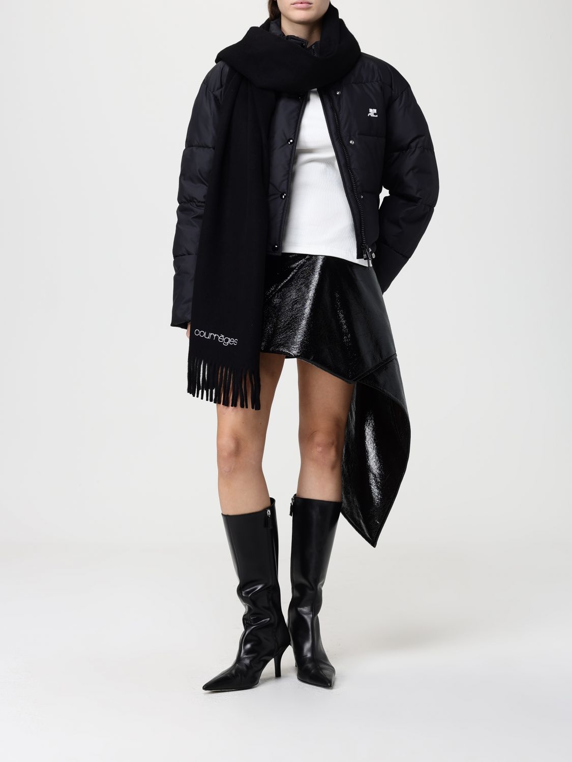 Skirt COURRÈGES Woman color Black