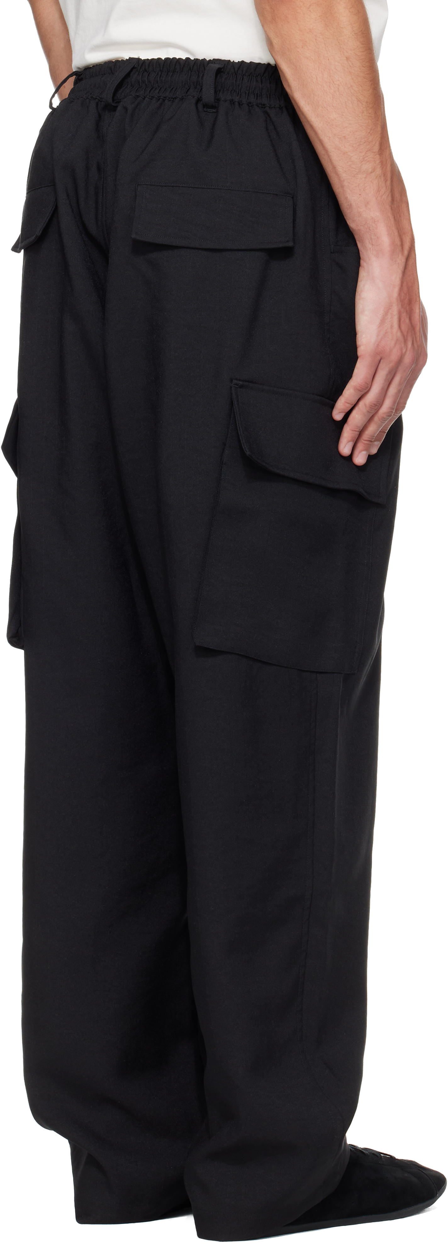 Black Sport Uniform UT Straight Leg Cargo Pants