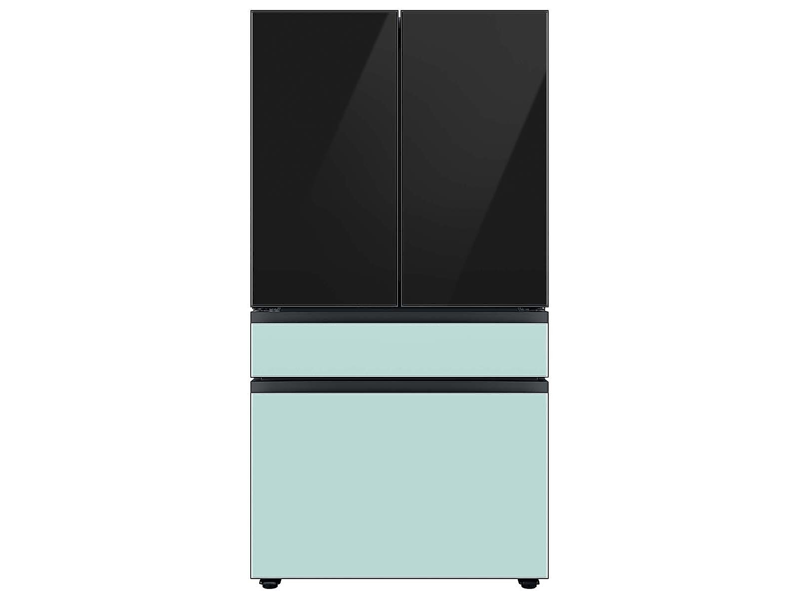 Bespoke 4-Door French Door Refrigerator Panel in Morning in Blue Glass - Middle Panel(RA-F36DMMCM/AA)