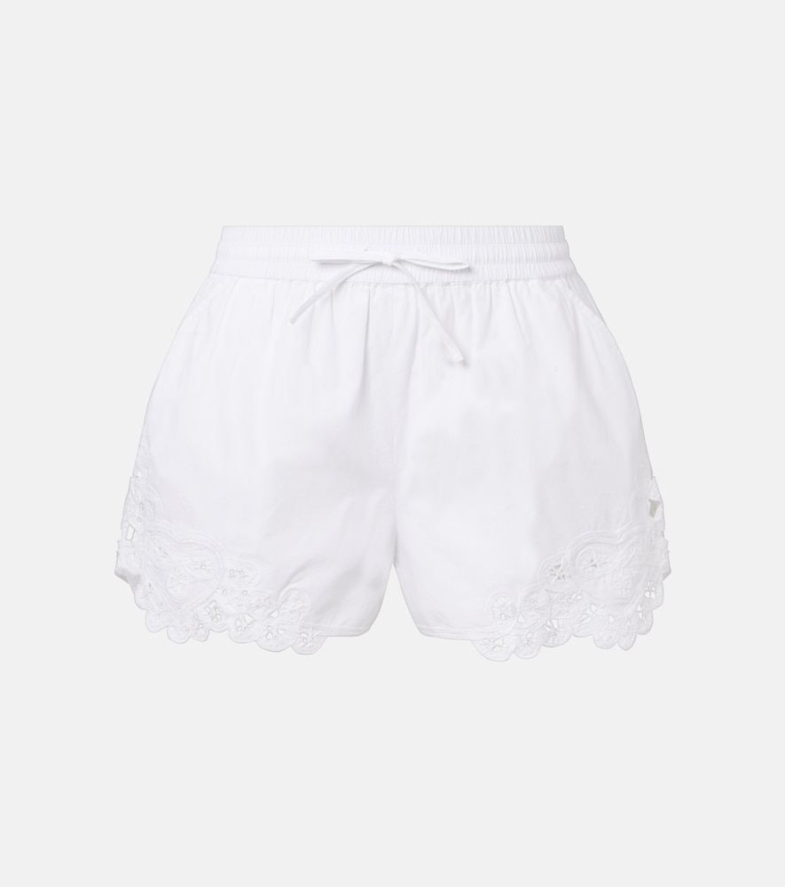 Vivaldi embroidered cotton shorts