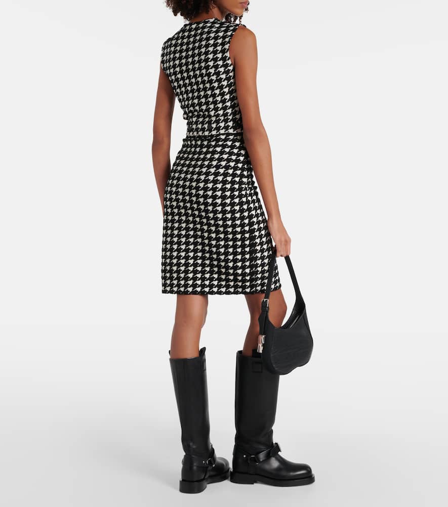 Checked minidress