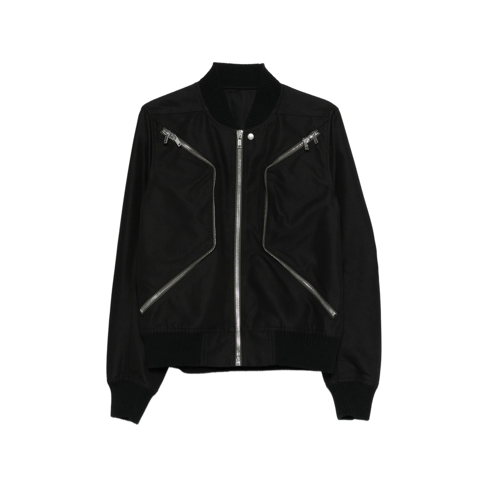 Zip-fastening Bomber Jacket