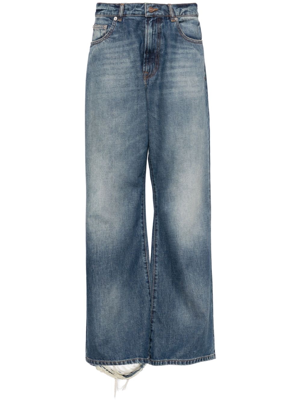 Distressed jeans - Blue