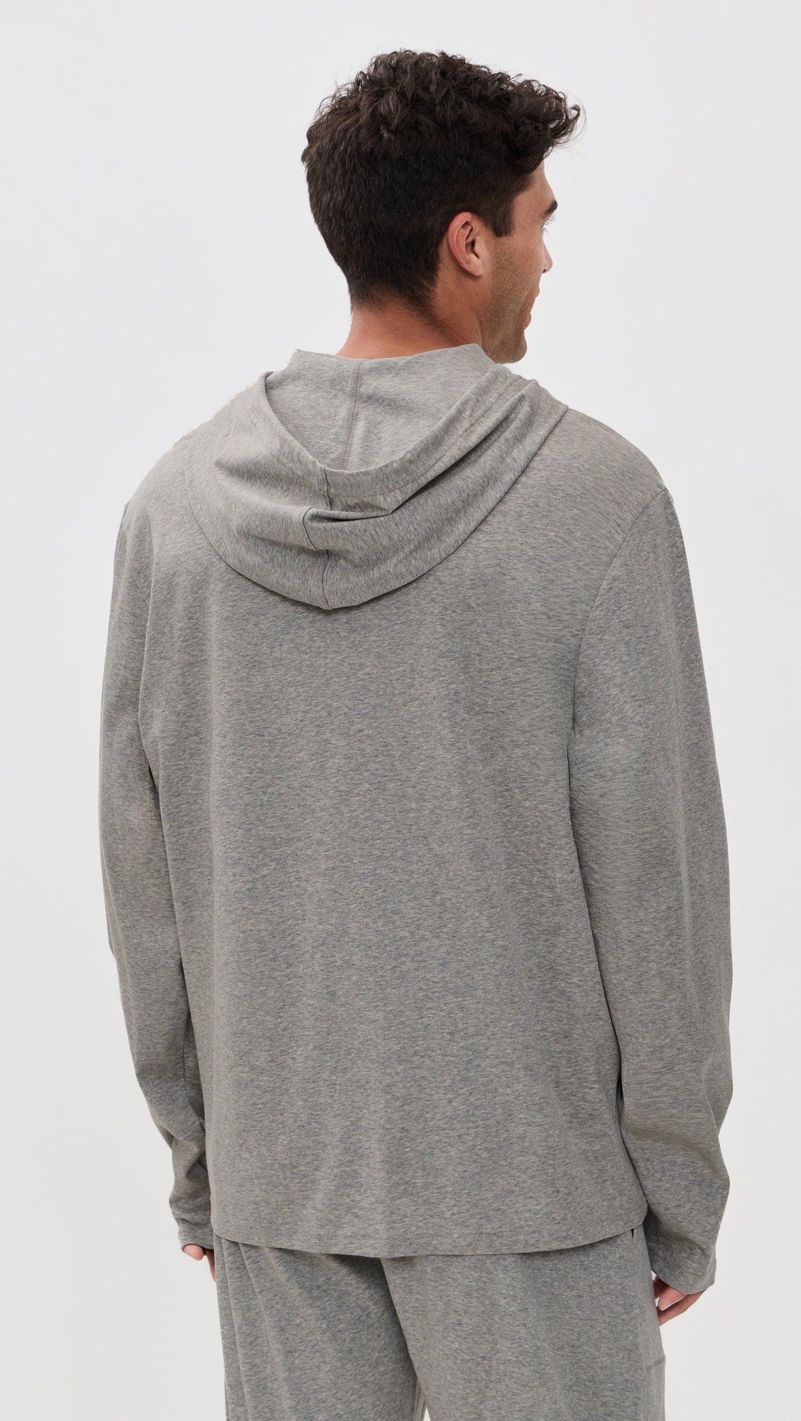 Mercerized Cotton Hoodie Andover Heather